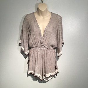 Faithfull The Brand Fox Playsuit Romper Size S